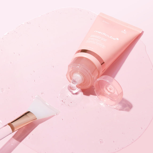 Medicube product and texture photograph